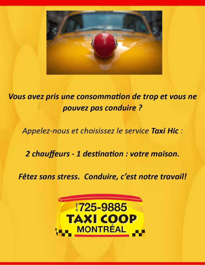 taxi hic Montréal